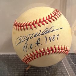 Billy Williams Game Ball Autograph 