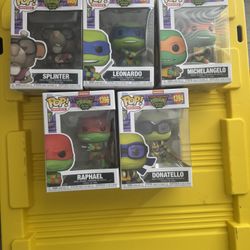 Teenage Mutant Ninja Turtles Funko Pop Set 