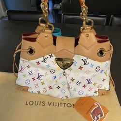 Authentic Louis Vuitton Ursula Large Multicolore Rare Clean Bag 