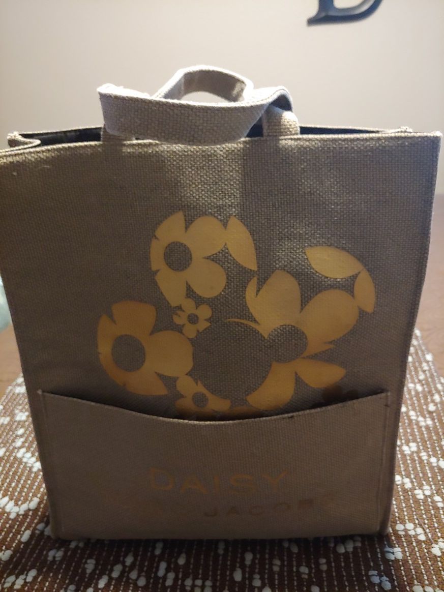 Marc Jacobs Gold Daisy Tote Bag