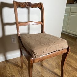 Wooden Cushioned Chair