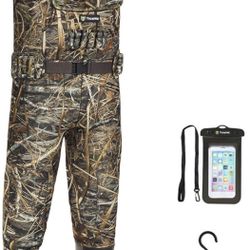 TIDEWE Cameo Chest Waders, Hunting Waders for Men with 800G Insulation - Size 7