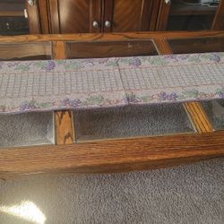 wood and glass coffee table 