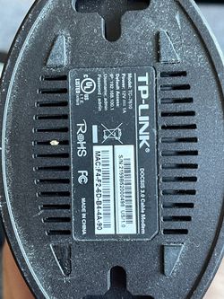 TP-Link DOCSIS 3.0 cable modem for Comcast/Xfinity, Spectrum, Cox, Time Warner Thumbnail