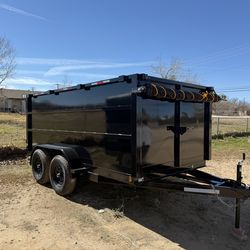 Brand new hydraulic dump trailer