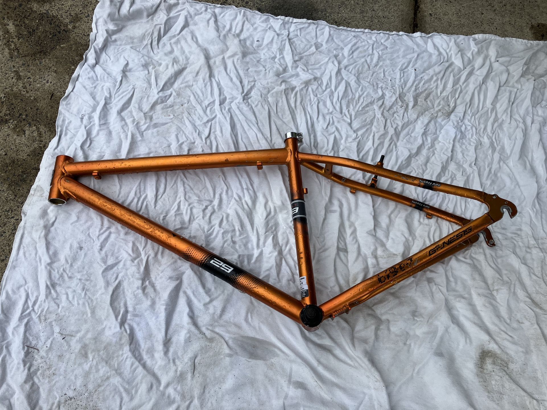 Orange Bmx Bike
