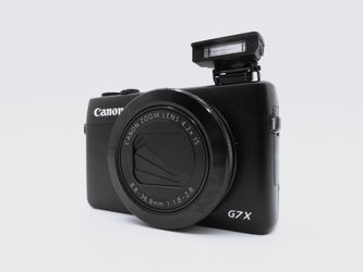 Canon PowerShot G7 X 20.2MP Digital Camera 4.2x Zoom Wi-Fi Black w/ Charger