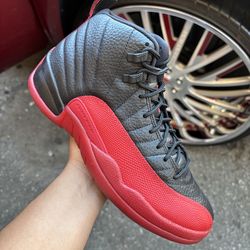 Jordan 12 flu game sizes 5.5y, 9, 10.5