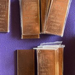 1 Pound Copper Bars