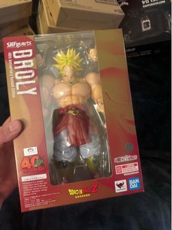 SH Figuarts Dragon Ball Z 40th Anniversary Broly New Factory Sealed