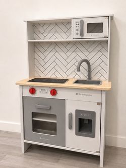 Bc Babycare Wooden Kids Play Kitchen Set