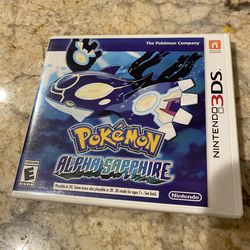 Pokemon Alpha Sapphire Nintendo 3Ds 