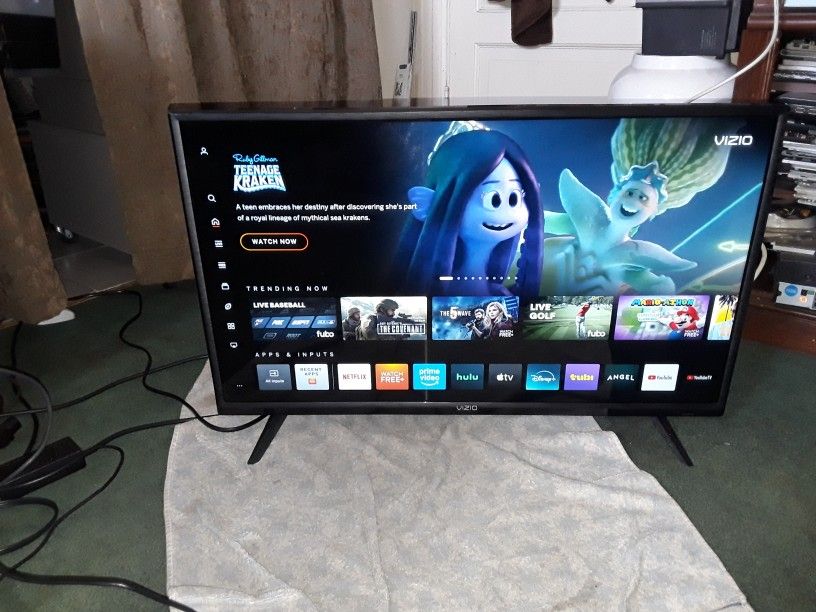 Vizio SmartCast TV 32" Inch Full HD 1080p With Apple Airplay And Chromecast (D32f-G1, 2020) Remote Control Included