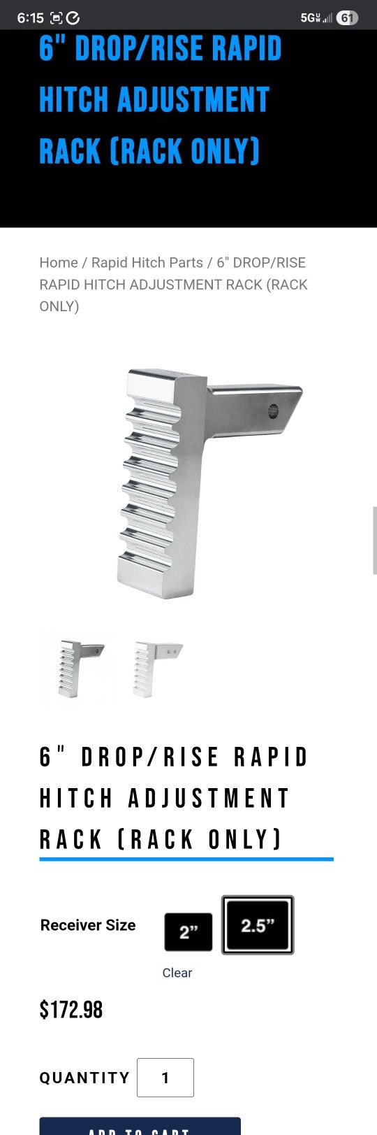 Anderson Adjustable Hitch