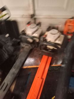 2 - ECHO HEDGE TRIMMERS  2-ECHO HAND BLOWERS