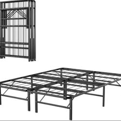 Queen Size Bed Foldable Bed Frame