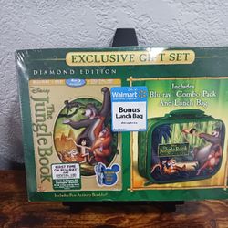 Disney The Jungle Book Diamond Edition Blu-ray DVD Digital + Exclusive Lunch Bag