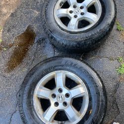 Great  Condition Tires And Rims (Honda)