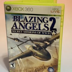 Blazing Angels 2 : Secret Missions Of WW2. CIB. Great Condition! 