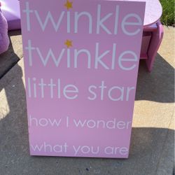 Twinkle Twinkle Sign