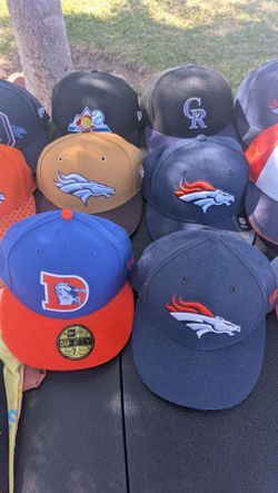 Men's fitted Denver broncos caps