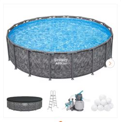 18’x52” above ground pool “new liner”