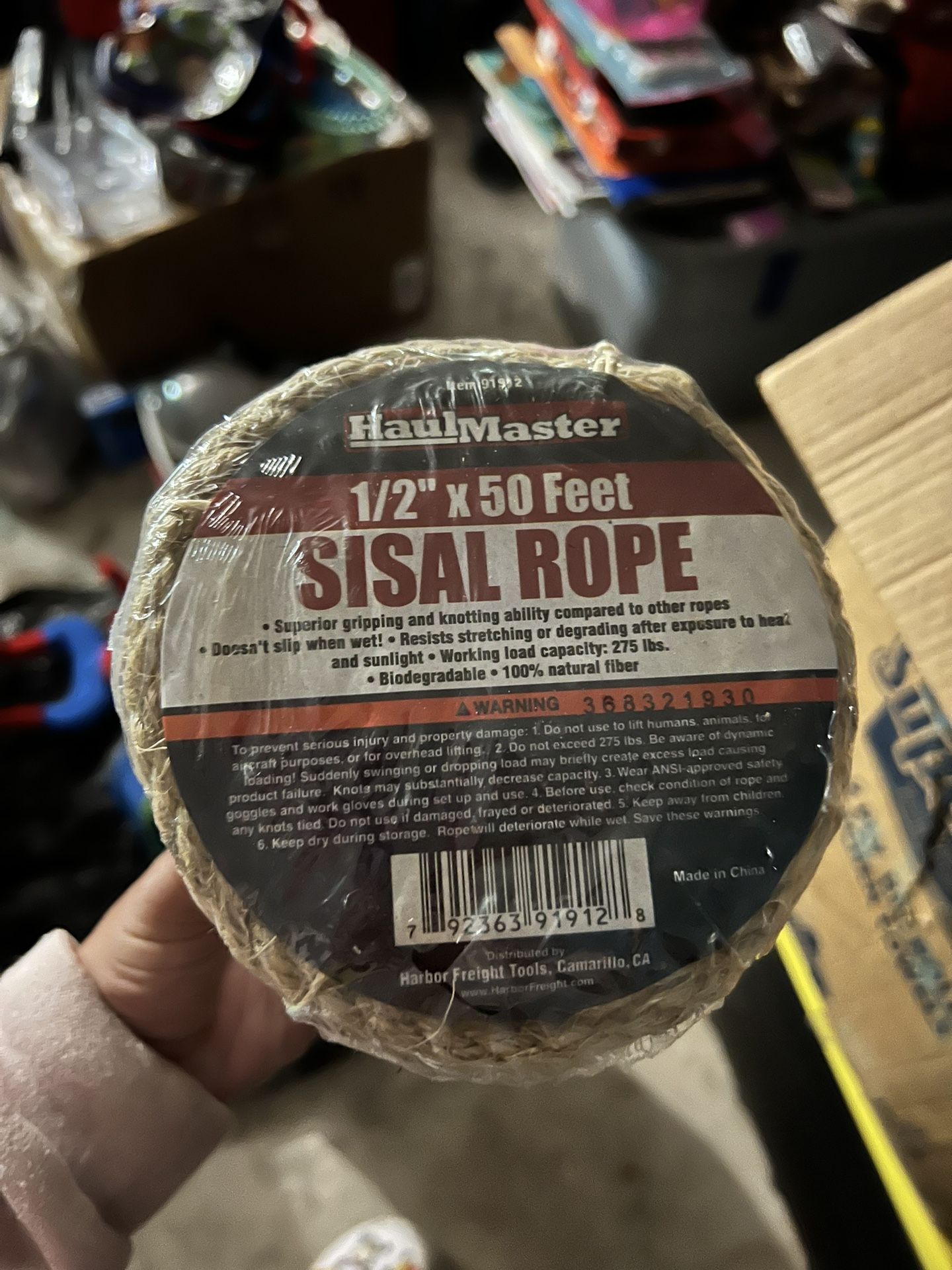 Sisal Rope 50 Feet