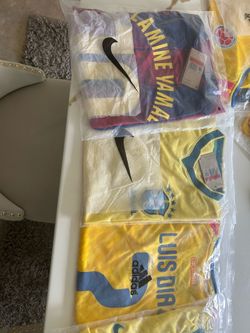 Selling soccer jerseys