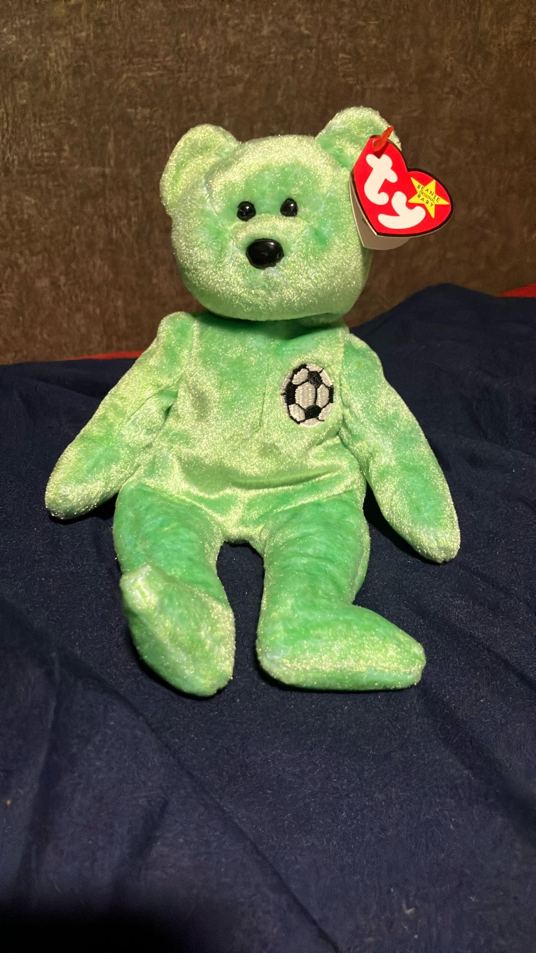 Rare Mint Kicks Beanie Baby, Tag Errors