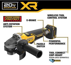 DEWALT 20V MAX XR 5 in Brushless Angle Grinder