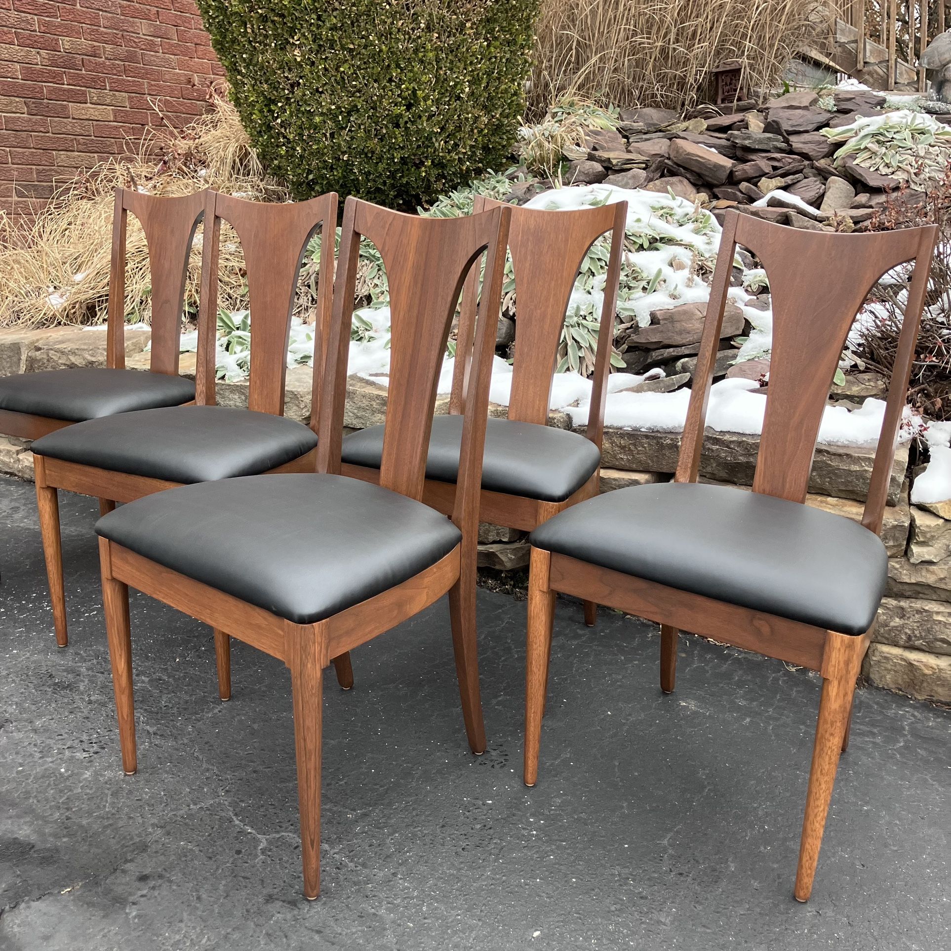 Broyhill “Sculptra” Dining Chairs Vintage Mid-Century Modern MCM
