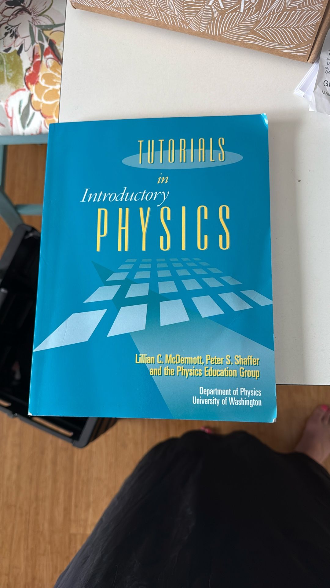 Tutorials In Introductory Physics