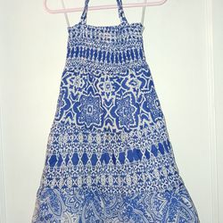 Blue Bandana Pattern Dress 57.
