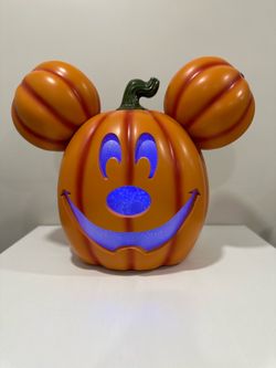 Disney Mickey Mouse Light-Up Halloween Pumpkin