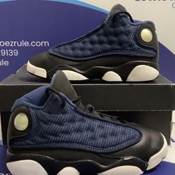 Size 1.5y|Reconditioned Air Jordan 13 Brave Blue Kids Size 1.5y