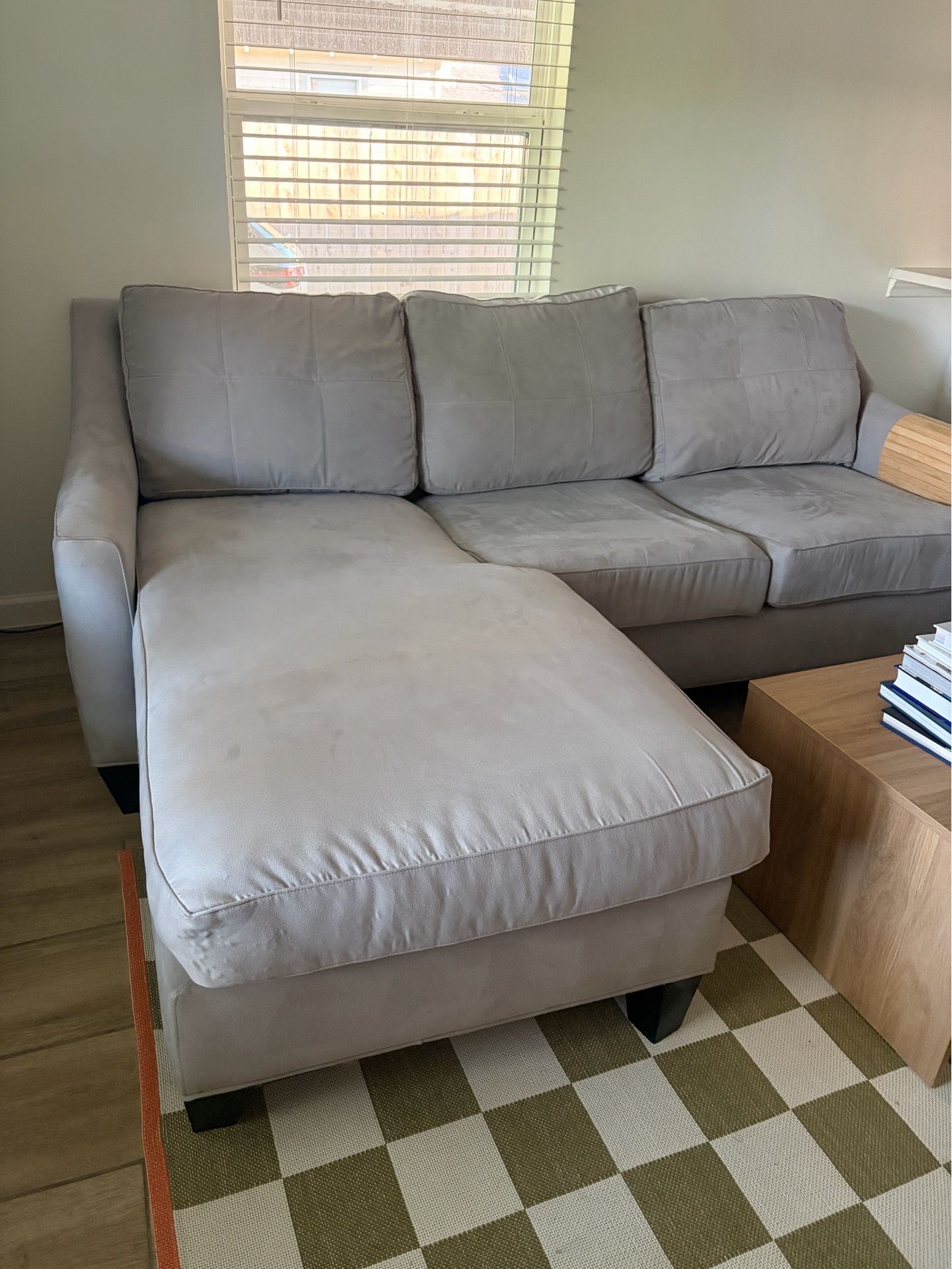 3 Seat Sectional - Gray