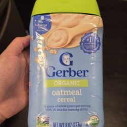 Gerber Organic Oatmeal Cereal