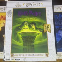 A Three Pack Bundle Of 1000 Piece Harry Potter Puzzles