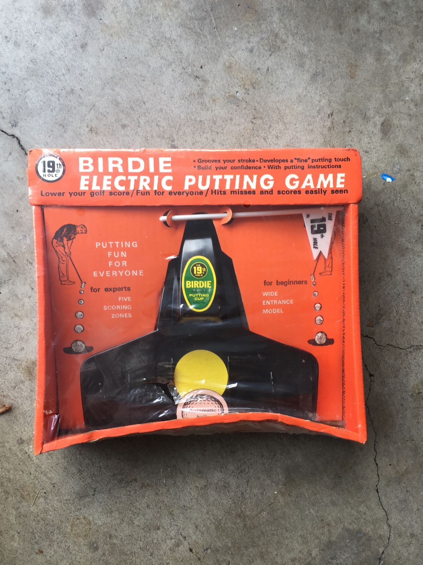 Electric Putting Game, Antique, NIB