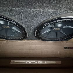 12Inch Kicker CVX subwoofers