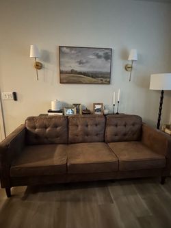 Brown Couch (Need gone ASAP)