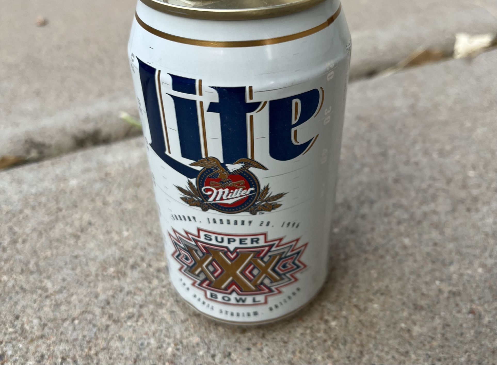 Arizona’s First Super Bowl (XXX) Memorabilia Special Edition Lite Can