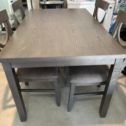 Gray Dining Table