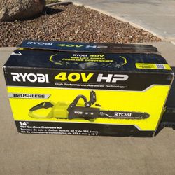 Ryobi 40v HP Brushless Chainsaw Tool Only 