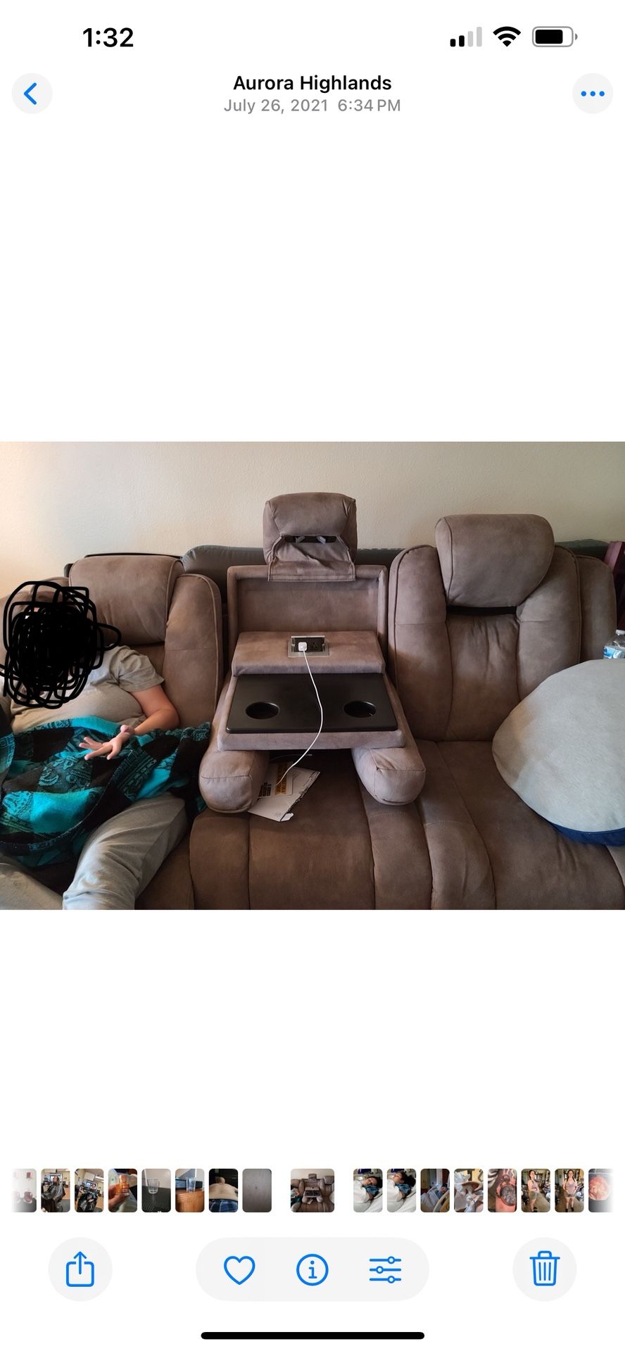 2 Couches With 2 Recliners Each