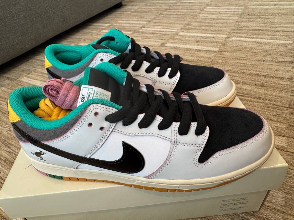 Nike SB Dunk Low CSEF "White Clear Emerald"
