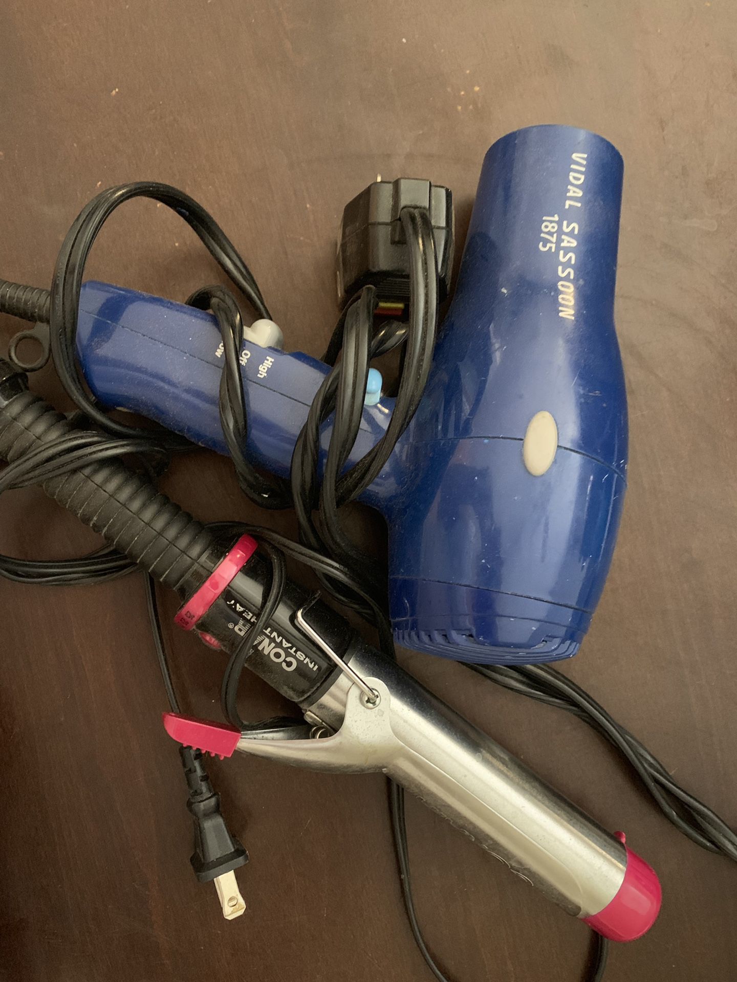 Curler and hair dryer