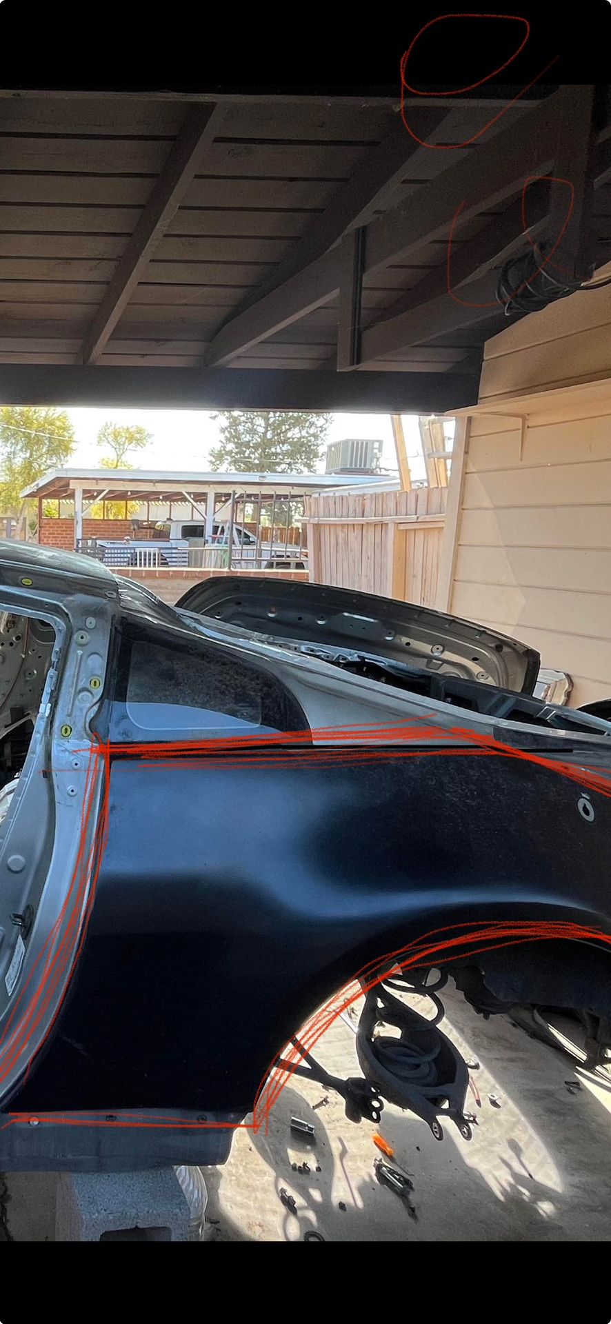 03 350z Rear Quarter Panels For Drifter Skins