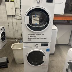 Bloomberg Washer Dryer Set 