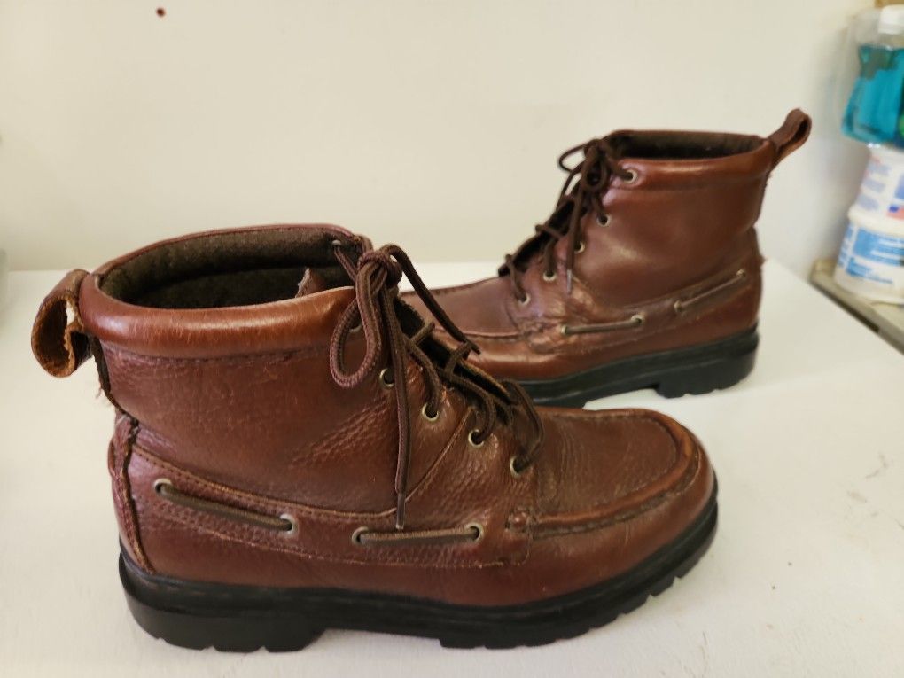 Men's Boots Brown 9.5 M Casual Work Hiking
